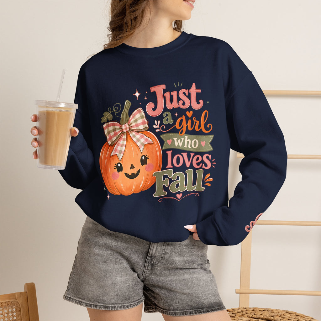 Girl who Loves Fall Sweatshirt