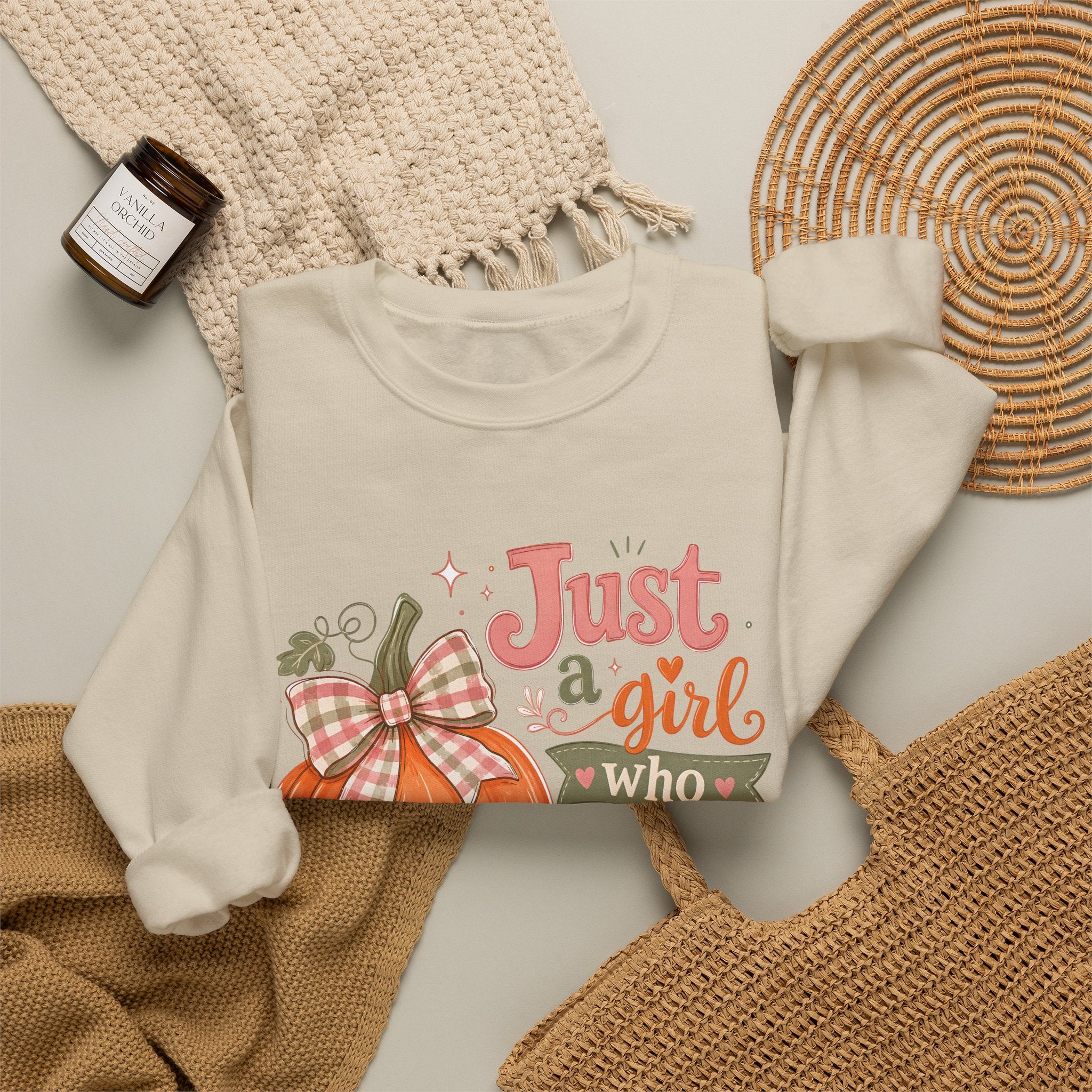 Girl who Loves Fall Sweatshirt