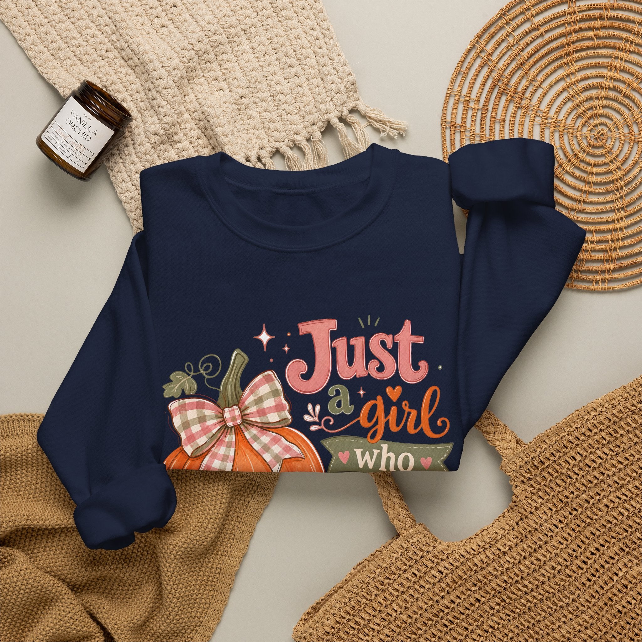 Girl who Loves Fall Sweatshirt