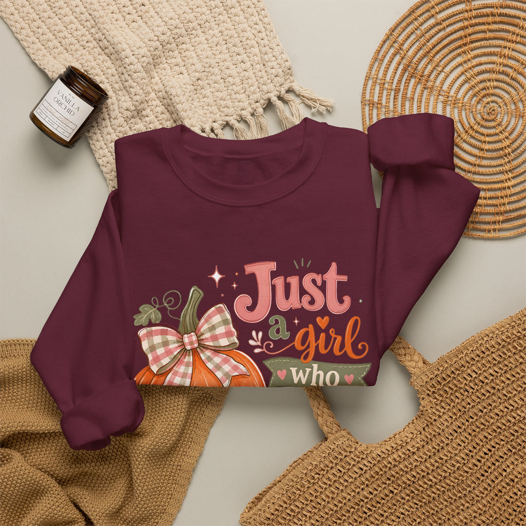 Girl who Loves Fall Sweatshirt