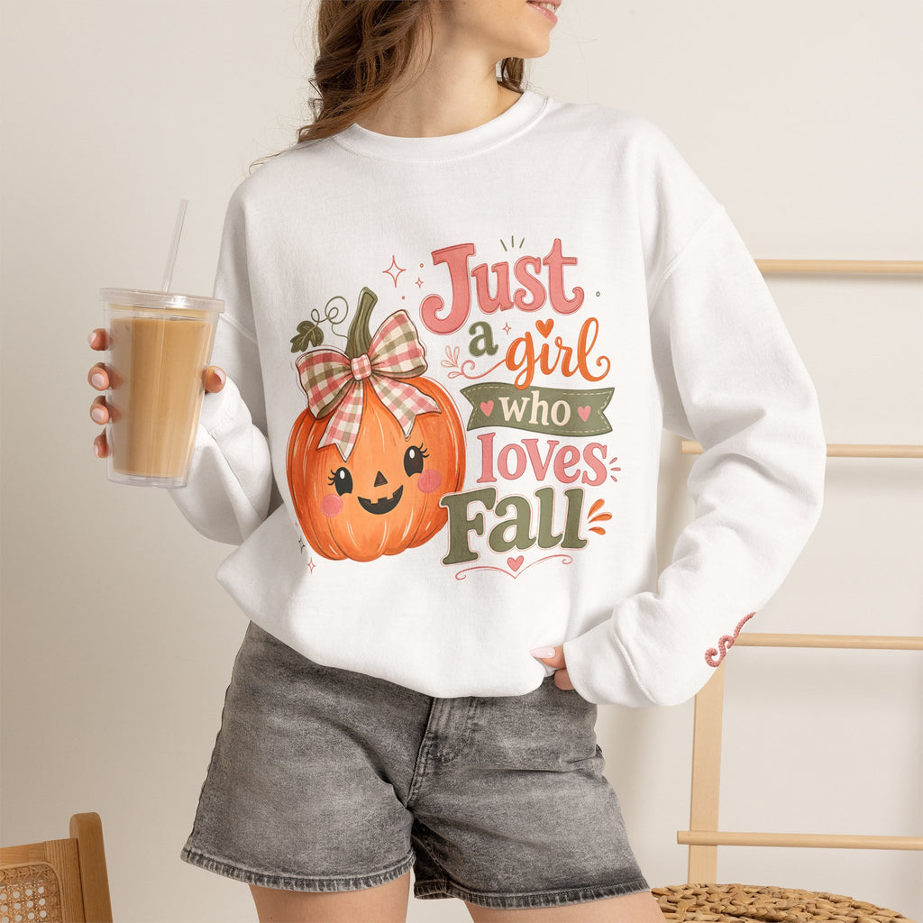 Girl who Loves Fall Sweatshirt