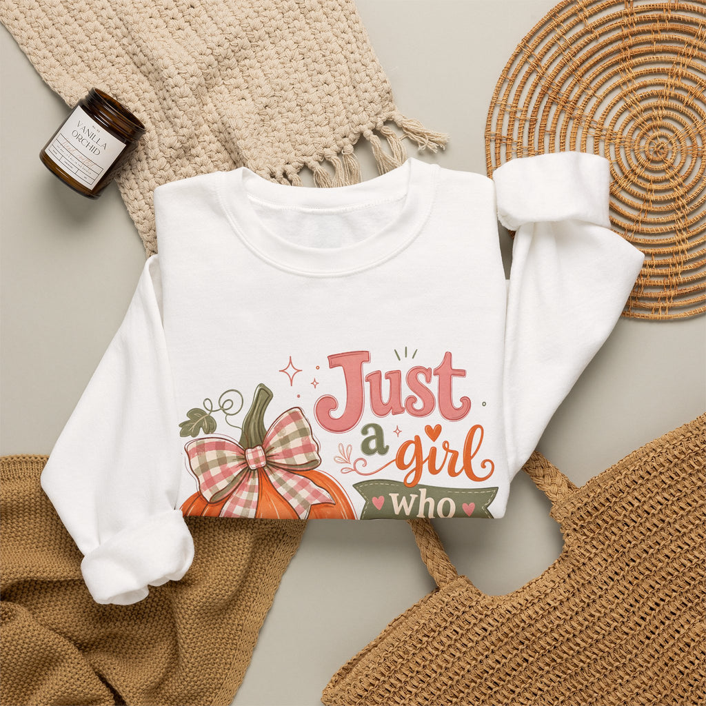 Girl who Loves Fall Sweatshirt
