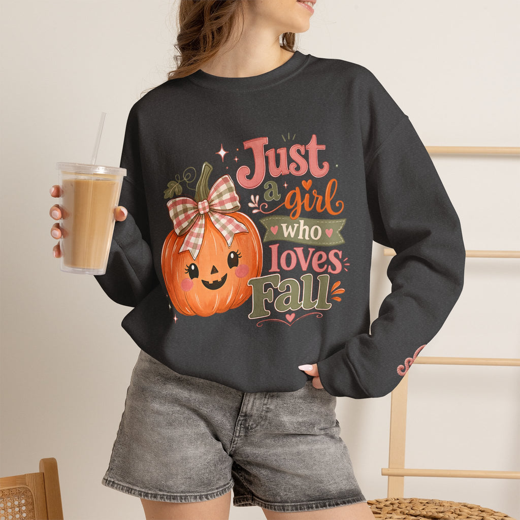 Girl who Loves Fall Sweatshirt