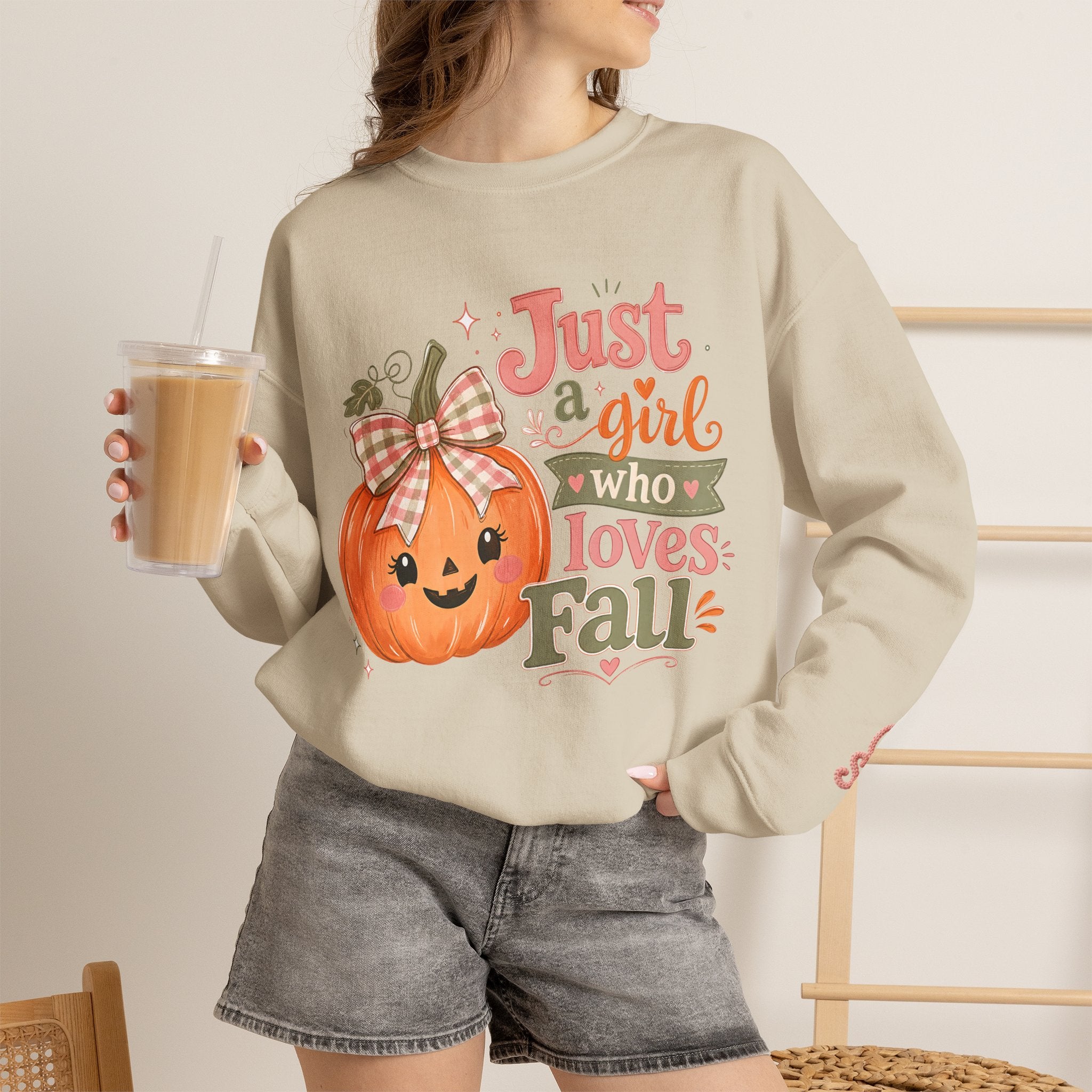 Girl who Loves Fall Sweatshirt