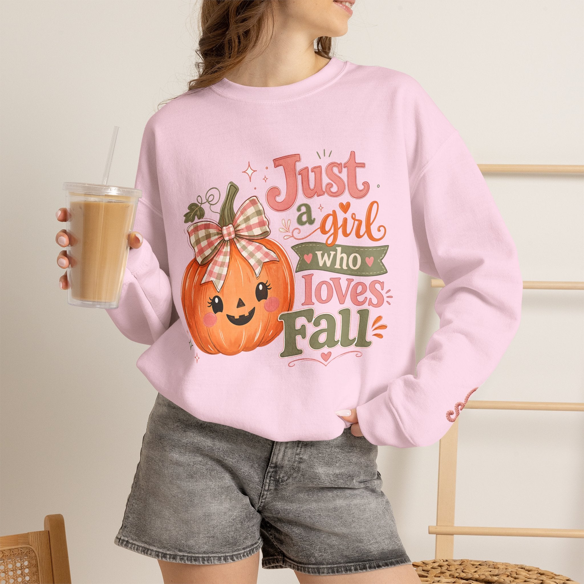 Girl who Loves Fall Sweatshirt