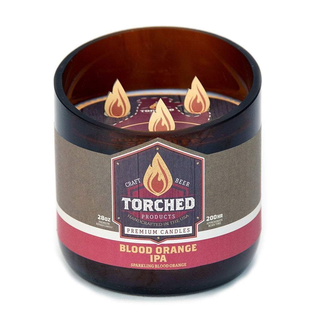 Blood Orange IPA Beer Candle
